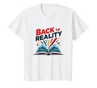 Réalité de la rentrée Scolaire : Fournitures Amusantes pour étudiants T-Shirt, Enfant, Blanc, 6 Ans
