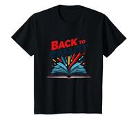 Réalité de la rentrée Scolaire : Fournitures Amusantes pour étudiants T-Shirt, Enfant, Noir, 4 Ans