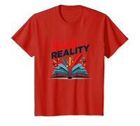Réalité de la rentrée Scolaire : Fournitures Amusantes pour étudiants T-Shirt, Enfant, Rouge, 4 Ans