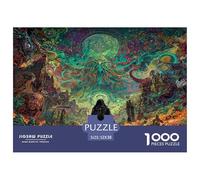 Réalité Divine Psychédélique Puzzles Jeu De Puzzle Activités Familiales Stimulantes 1000 Pieces Le Pilgrim Puzzles Classiques Qualité Premium pour Adultes 52x38cm/1000pcs