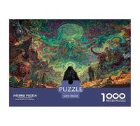 Réalité Divine Psychédélique Puzzles Jeu De Société Adulte Activités Familiales Stimulantes 1000 Pieces Le Pilgrim Puzzles Classiques Qualité Premium pour Adultes 70x50cm/1000pcs