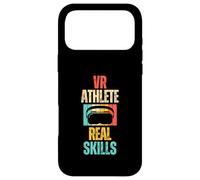 Réalité virtuelle Athlète Geek Gamer Retro VR Gaming Coque pour iPhone 17 Pro Max