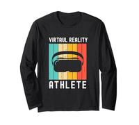 Réalité virtuelle Athlète Geek Gamer Retro VR Gaming Manche Longue
