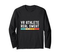 Réalité virtuelle Athlète Geek Gamer Retro VR Gaming Manche Longue