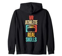 Réalité virtuelle Athlète Geek Gamer Retro VR Gaming Sweat à Capuche