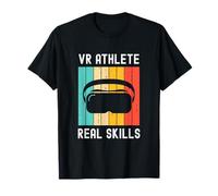 Réalité virtuelle Athlète Geek Gamer Retro VR Gaming T-Shirt