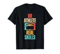 Réalité virtuelle Athlète Geek Gamer Retro VR Gaming T-Shirt