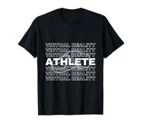 Réalité virtuelle Athlète Geek Gamer Retro VR Gaming T-Shirt