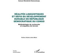 Réalités linguistiques et défis du développement durable en République Démocratique du Congo: Méthodologie de recherche et enquêtes de terrain