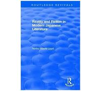 Reality And Fiction In Modern Japanese Literature