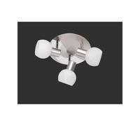 Reality Antibes Antibes Moderne 3 Lumières Plafond Spot Clusters Nickel Mat Gris