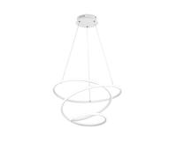 Reality Bologna Plafonnier Led Suspendu Moderne Bologna, Blanc Mat, 4000k Multicolore