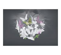 Reality Butterfly Plafonnier Semi-Encastré Moderne À 3 Lumières Butterfly, Chrome