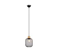 Reality Calimero Plafonnier Suspendu Calimero Vintage 18 Cm Avec Cadre En Fil De Fer Noir Mat Noir
