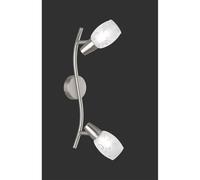 Reality Colmar Spot De Plafond Double Colmar Moderne À 2 Lumières, Nickel Mat Multicolore