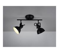 Reality Gina Spot De Plafond Double Gina Classic À 2 Lumières, Noir Mat
