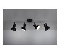 Reality Gina Spot De Plafond Gina Classic À 4 Lumières, Barre Noir Mat