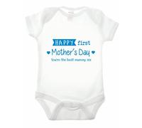 Reality Glitch Happy First Mthers Day Body pour bébé - Blanc - petit