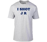 Reality Glitch I Shot JR T Shirt (Grey-Large)