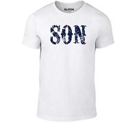 Reality Glitch T-shirt pour homme Son (XXL, Blanc), Grande taille, blanc., L