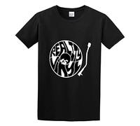 Reality is Vinyl Tee Decks DJ 1210S Mixing Records Soulboys Unisex 100% Cotton Short-Sleeve T-Shirts Black XL