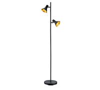 Lampadaire design, Lampadaire Nina noir et or, TRIO