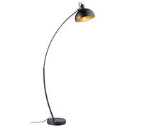 Reality, Lampadaire, Recife 1xE27, max.60,0 W Corps: metal, noir mat L:25,0cm, H:155,0cm, P:75,0cm IP20,Interrupteur pied