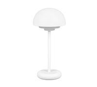 Reality, Lampe de table, Elliot incl. 1 x LED,SMD,2,0 Watt,3000K,180 Lm. Corps: Plastique, blanc mat Ø:13,5cm, H:30,0cm Interrupteur tactile 4 niveaux,