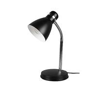 Reality, Lampe de table, Harvey 1xE27, max.10,0 W Corps: Métal, noir mat L:14,5cm, H:33,0cm, P:22,0cm Interrupteur de cordon,Flexible,IP20,Sans illuminant,