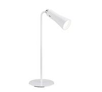 Reality, Lampe de table, Maxi incl. 1 x LED,SMD,2,0 Watt,3000K,200 Lm. Corps: Métal, blanc mat L:20,0cm, L:12,0cm, H:36,0cm Interrupteur tactile 4 niveaux,Fonctionnement sur batterie,IP20,