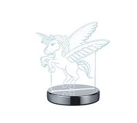 Reality, Lampe de table, Skull incl. 1 x LED,SMD,7,0 Watt,3000 - 6500K,400 Lm. Acryl, Transparent claire, Corps: metal, Chrome L:14,5cm, L:12,0cm, H:21,5cm IP20,Interrupteur de cordon