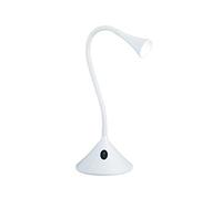 Reality, Lampe de table, Viper incl. 1 x LED,SMD,3,0 Watt,3000K,260 Lm. Corps: Plastique, Blanc H:31,8cm, Ø:13,5cm, P:35,0cm IP20,Interrupteur,Flexible,Montage au mur