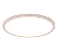 Reality LED Plafonnier Aureo R64371131, plastique blanc mat, avec LED 18 Watt, changement de couleur, télécommande
