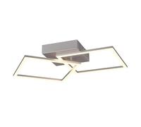Reality LED Plafonnier Trail R64492187, métal couleur titane, LED 20 watts incluse