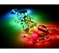 Reality LED Stripe Racer R65555102, plastique noir, avec LED RGB 15 watts, éclairage dynamique, contrôle du son, raccourcissement de 500 cm, télécommande