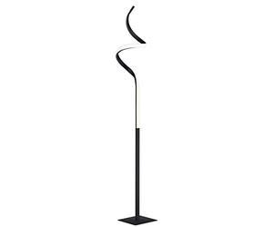 Reality Leuchten Course R42051132 Lampadaire LED en métal noir mat avec variateur d'intensité 11 W