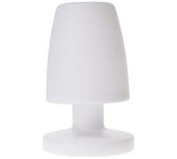 Reality Leuchten Dora Lampe de table d'extérieur en plastique, Blanc