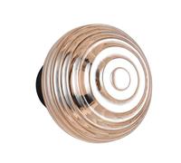 Reality Leuchten Earl R27771113 Applique murale LED sur batterie, en métal noir mat, verre ambré, avec LED 1,5 W, 4 touches tactiles