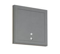 Reality Leuchten Fortaleza R23056242 Applique murale d'extérieur à LED en aluminium moulé sous pression Anthracite Avec LED 2 W Support mural magnétique Éclairage indirect Détecteur de mouvement