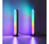 Lampes de table à leds rgb Trio Lighting Gaming Game 2.5W black 2pcs - R5538210 onforme]