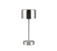 Reality Leuchten Jeff R59151107 Lampe de table à 4 LED avec batterie en métal nickel mat 1,5 W