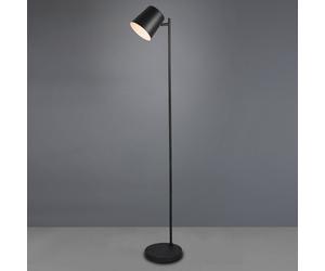 Reality Leuchten Lampadaire LED Blake, dimmable, noir, Salon / Salle à manger, Métal, Moderne, Lampadaire LED