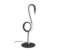 Trio-Leuchten Lampe de table LED Flamingo 6W 550 lm blanc chaud noir 14 x 35 cm