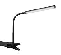 Reality Leuchten LED Lampe à pince NEVADA R57941132, Plastique Blanc mat, 5 Watt LED, dimmable, changement de couleur