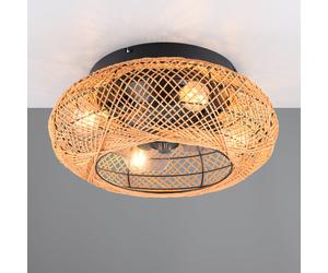 Reality Leuchten Lillesand Plafonnier avec ventilateur, E27, R67302126,
