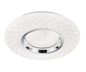 Reality Leuchten Magnolia Plafonnier en plastique Blanc 22 W