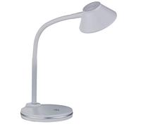 Reality Leuchten R52191101 Lampe de Table, Plastique, 3.2 W, Blanc/Gris