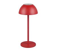 Reality Leuchten R54106110 Ricardo R54106110 Lampe de table d'extérieur à 4 LED 1,7 W en plastique rouge