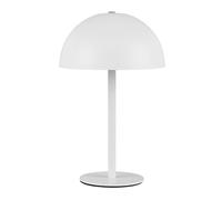 Reality Leuchten R54891131 Munoz Lampe de table à LED sur batterie en métal blanc mat avec 4 LED 1,3 W