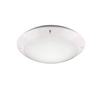 Reality Leuchten R60501031 Plafonnier d'extérieur Camaro en Plastique Blanc 1 x E27